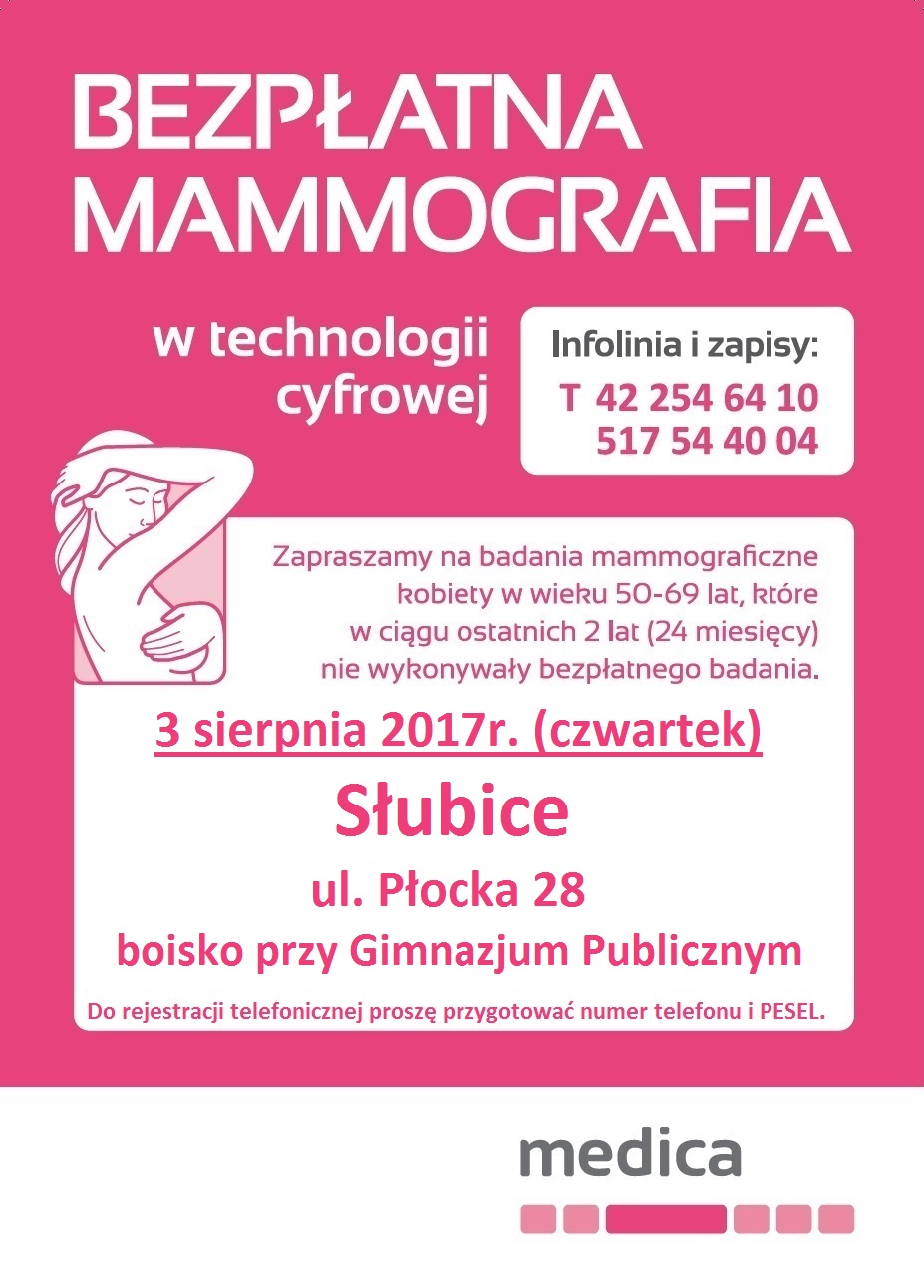 Bezpłatna mammografia