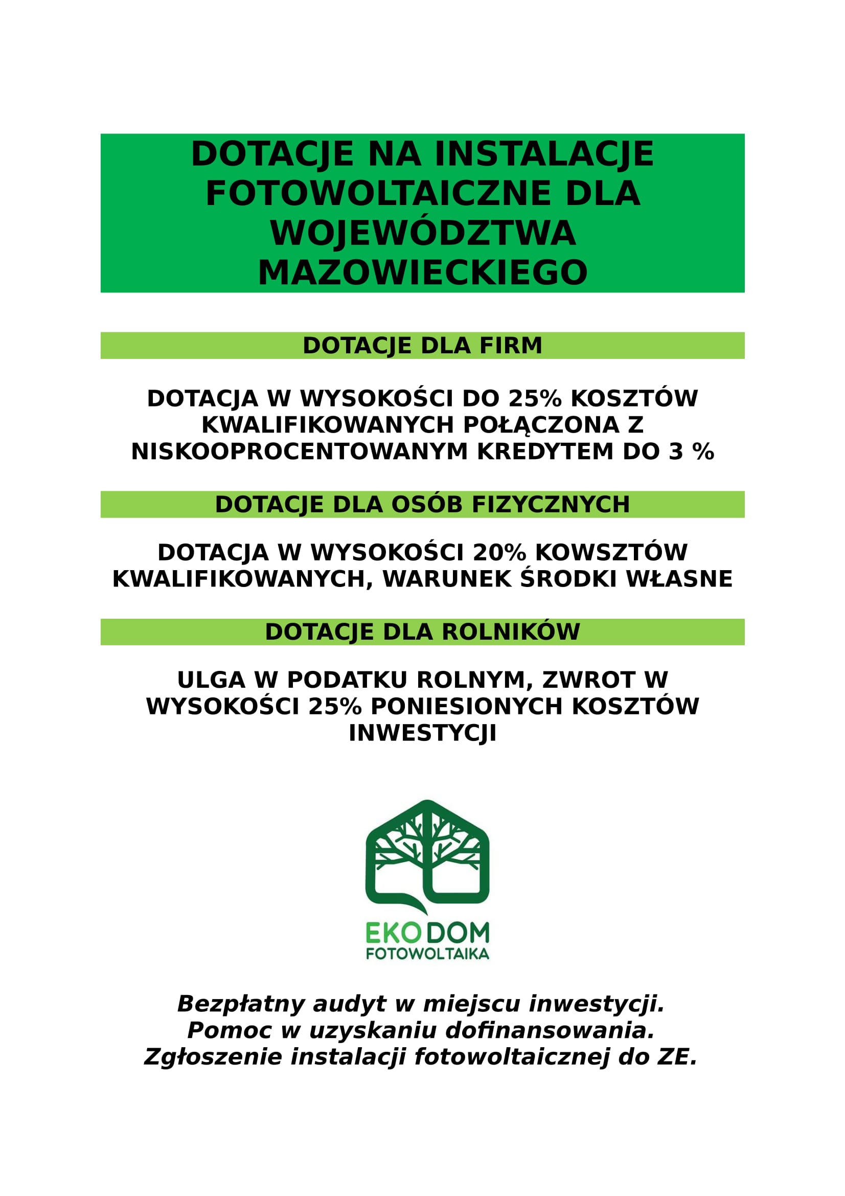 Informacja dla mieszkańców