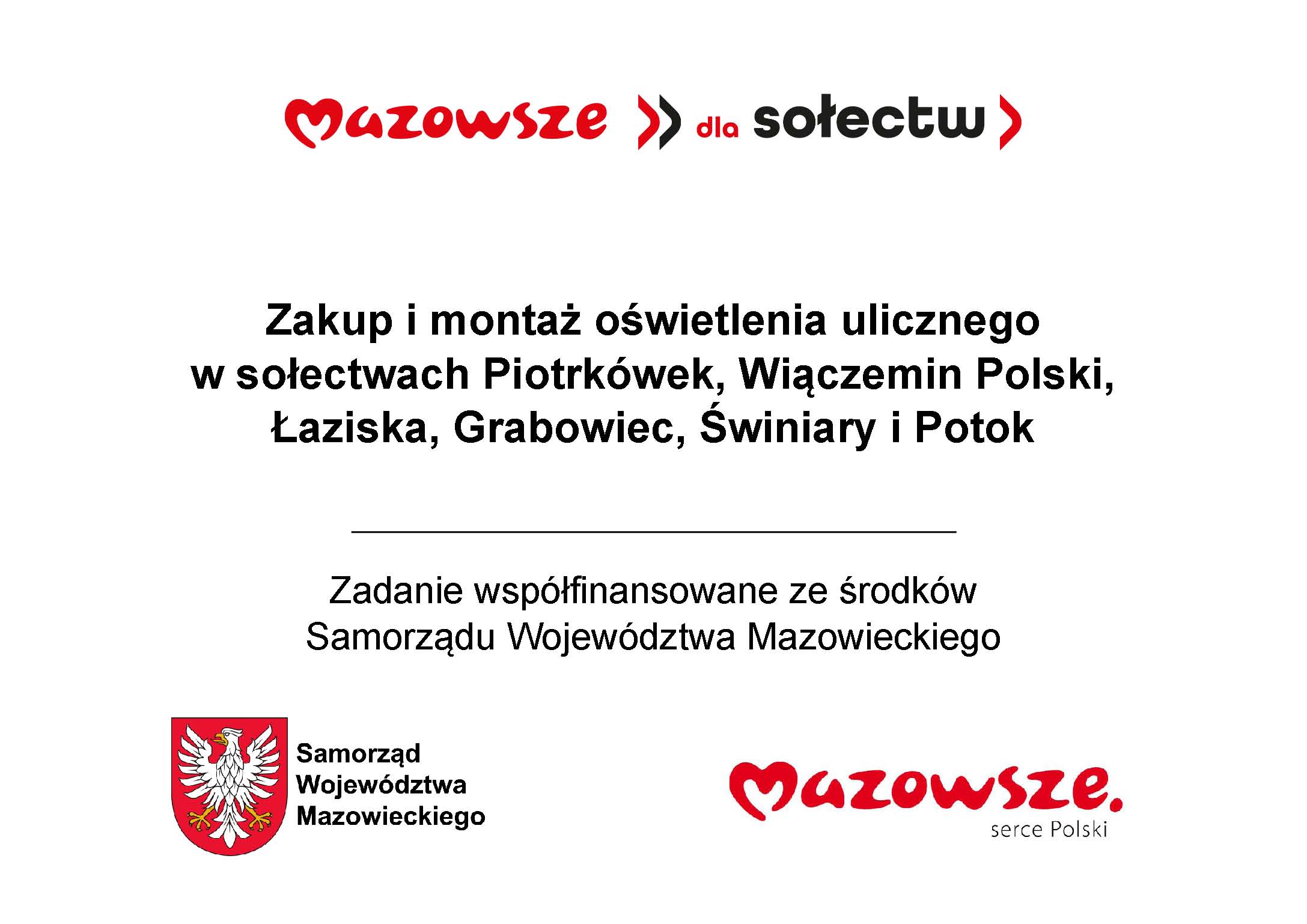 Zakup i montaż oświetlenia ulicznego