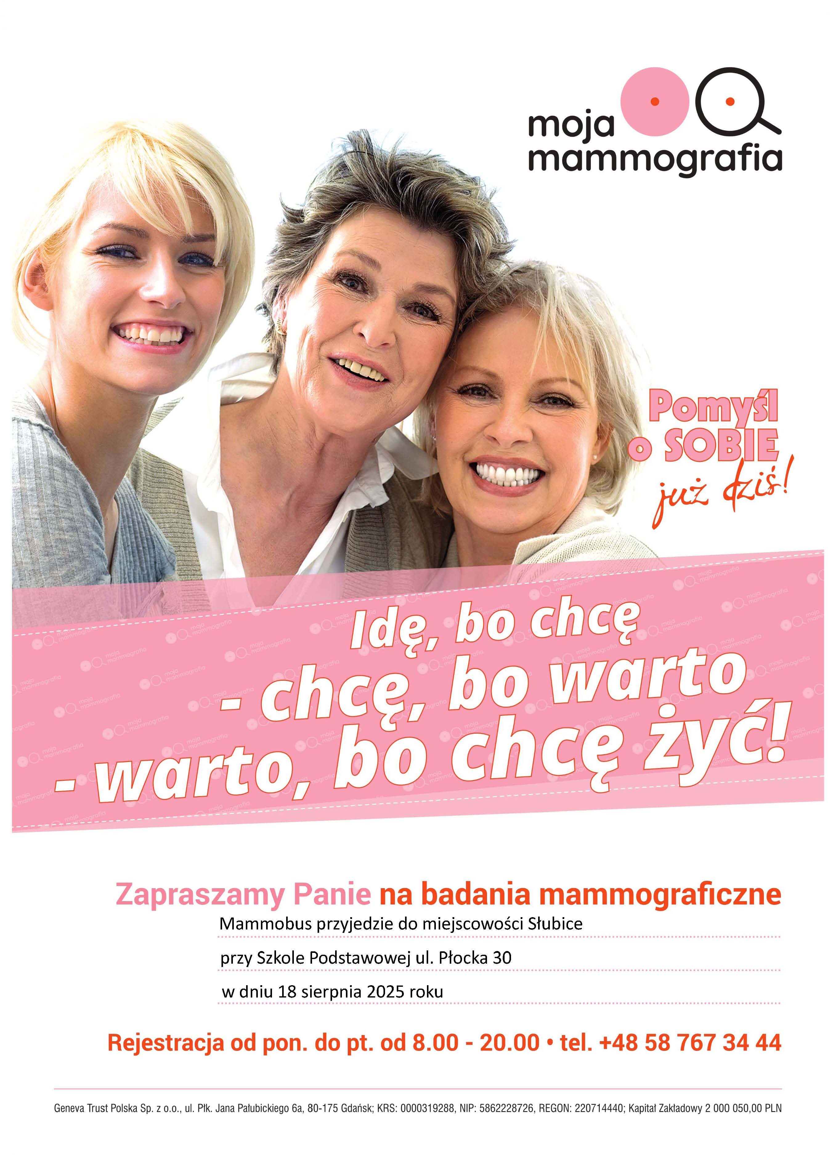 Bezpłatna mammografia