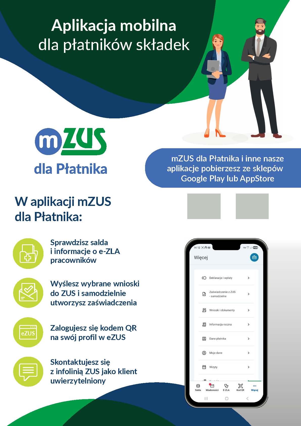 Nowa aplikacja mobilna ZUS dla przedsiębiorców 