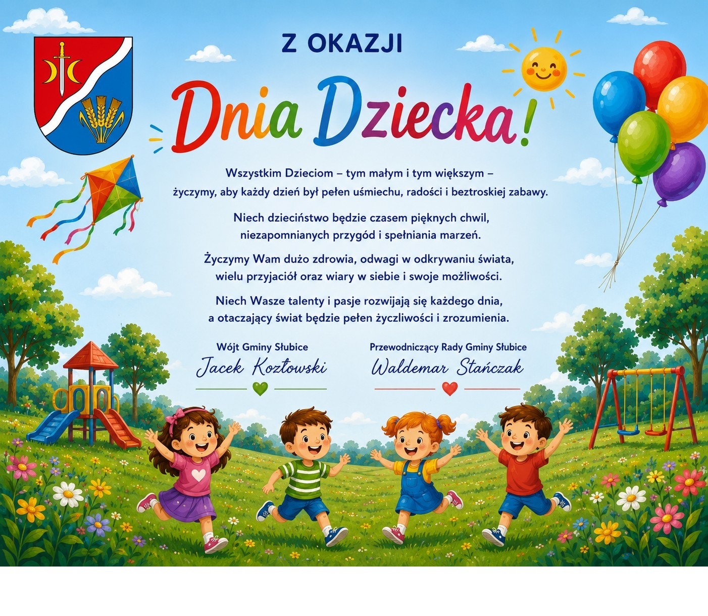 Życzenia z okazji Dnia Dziecka