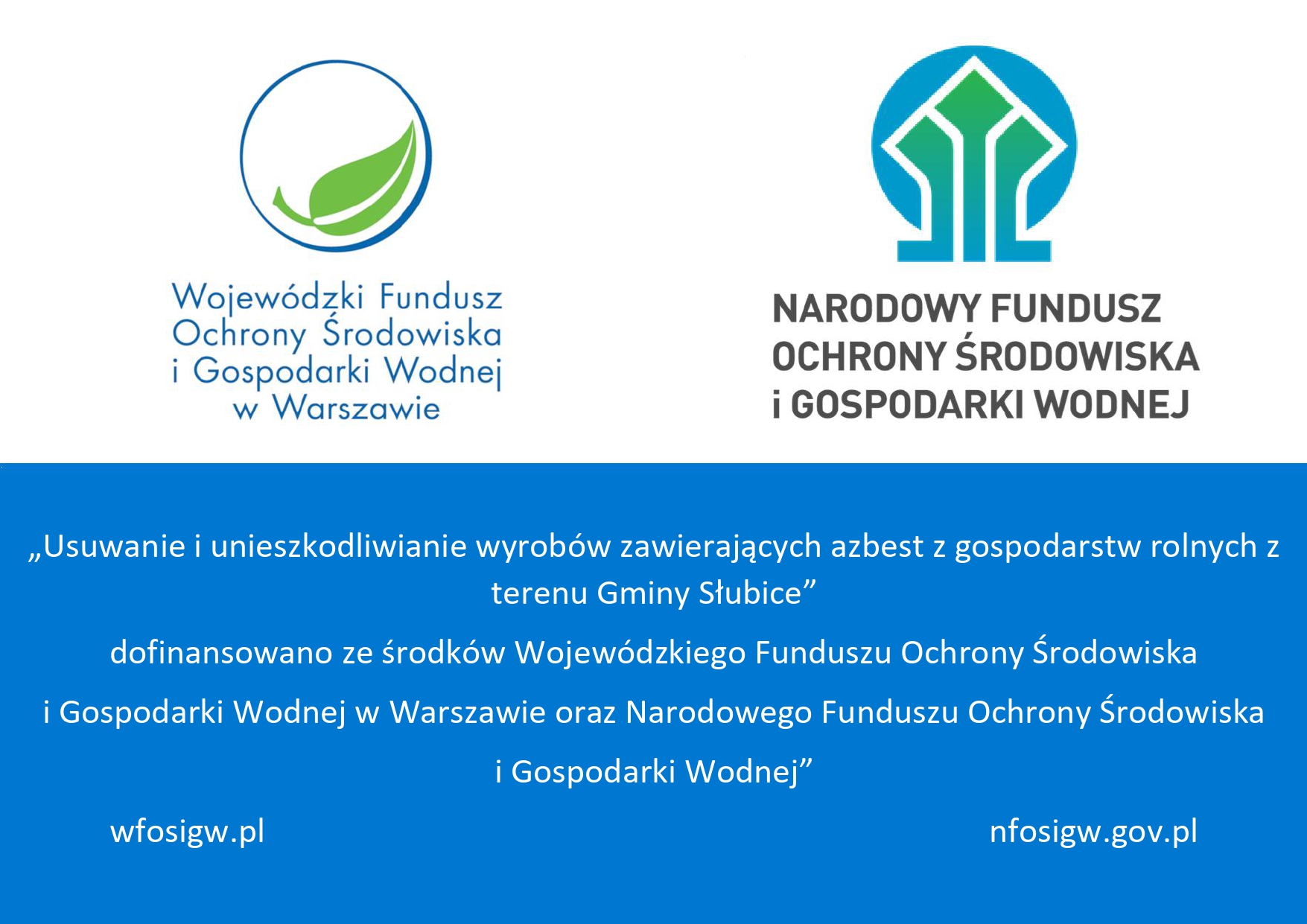 Dofinansowanie na usuwanie wyrobów zawierających azbest w Gminie Słubice